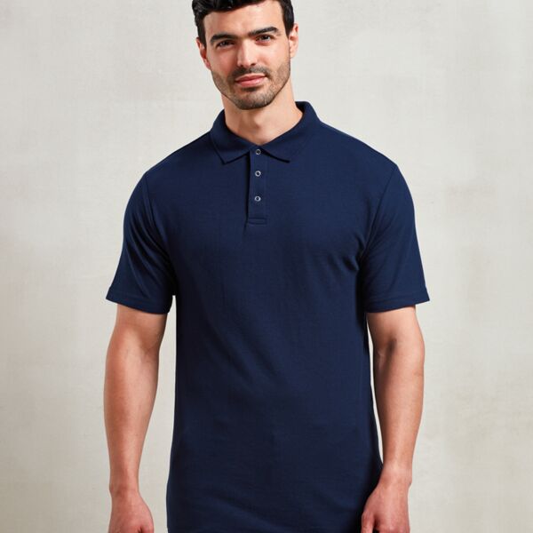 Baker Labels Premier Stud Piqué Polo Shirt Thumbnail